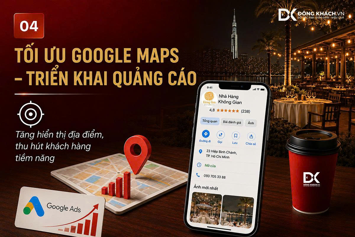 Google Maps cho nhà hàng