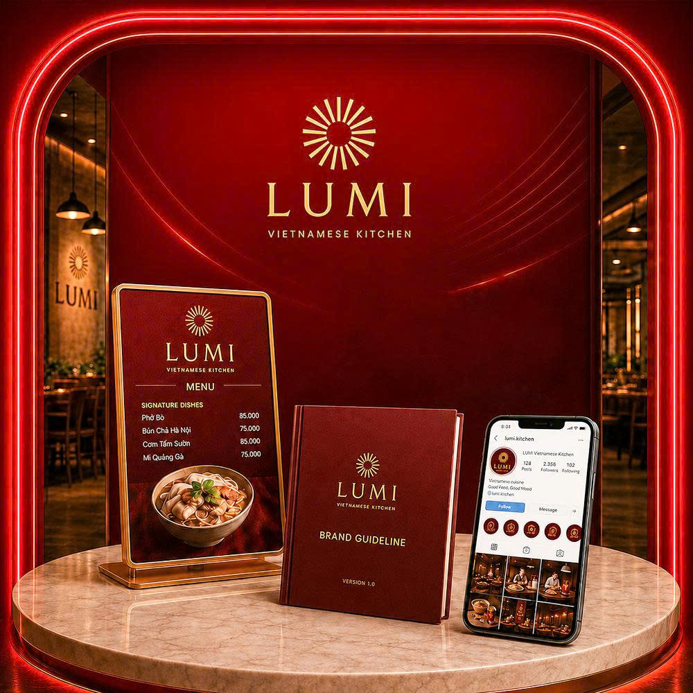 Thiết kế logo và nhận diện thương hiệu F&B